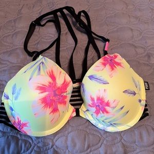 PINK Victoria’s Secret strappy back push up bra